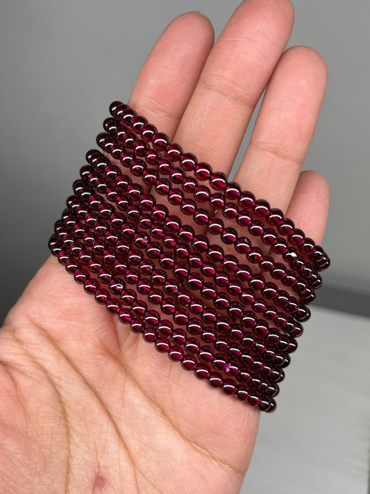 Wine Garnet Bracelets 5.5 mm